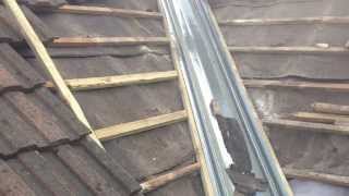 LEAKING ROOF VALLEY FIXED IN BEDWAS ROAD CAERPHILLY [upl. by Adamis]