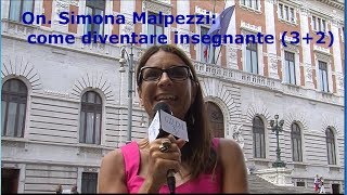 On Simona Malpezzi come diventare insegnante 32 [upl. by Doolittle]