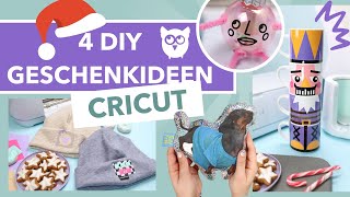 4 DIY Gechenkideen mit Cricut [upl. by Nol366]