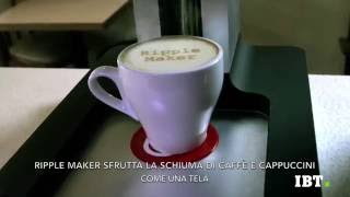 Ripple Maker la macchina che stampa immagini e scritte sul caffè [upl. by Hastie]