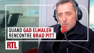 Gad Elmaleh  sa première rencontre avec Brad Pitt [upl. by Annaohj969]