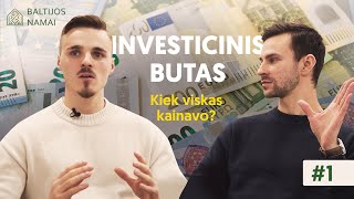 Kiek kainavo įrengti investicinį butą  Kaip mums pavyko nupirkti butą už tokią kainą [upl. by Schoenburg399]