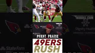 Cardinals HC Gannon Giving Brock Purdy His Praise 49ersrush nfl [upl. by Yla280]