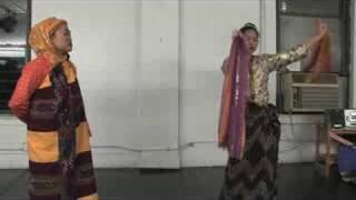 Filipino Tribal Dancing  Filipino Dancing Scarves [upl. by Ellerrad961]