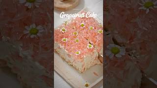 Grapefruit Cake cake dessert Baking Cooking food DIY Colorful tastycake foodart [upl. by Launcelot277]