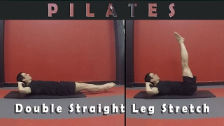 Pilates  Double Straight Leg Stretch [upl. by Rebak663]