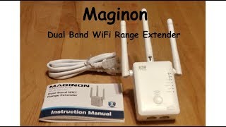 Maginon Dual Band WiFi Range Extender [upl. by Issor]