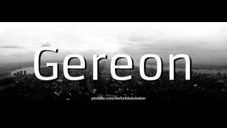 How to pronounce Gereon in German [upl. by Schreib588]