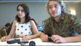 Interview with Reign stars Adelaide Kane and Toby Regbo at SDCC 14 [upl. by Ainwat]