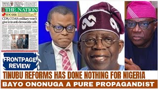 Rufai Oseni Tinubu Reforms Has Done Nothing for Nigeria Bayo Ononuga a Pure Propagandist [upl. by Conti]