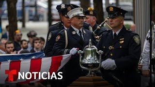 Conmemoran el 22 aniversario de los ataques terroristas del 11 de septiembre  Noticias Telemundo [upl. by Vladamar]