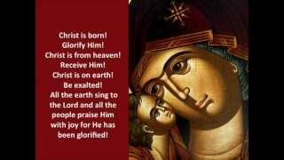 Nativity Katavasies quotChrist is Born Glorify Himquot [upl. by Coheman]