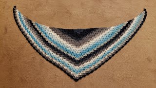 The Spatter Stitch Shawl  Crochet Tutorial [upl. by Mazlack82]