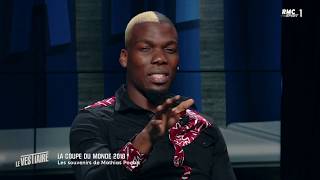 Le Vestiaire  Quand Mathias Pogba prend la parole devant les Bleus avant FranceArgentine [upl. by Aliwt]