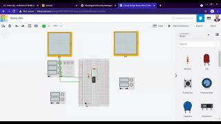 Gain of inverting and non inverting amplifier on Tinkercad [upl. by Elocyn]