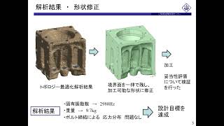 令和６年度やまなし産学官連携研究交流事業「トポロジー最適化解析による製品の高付加価値化に関する研究」 [upl. by Nosdivad948]