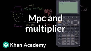 MPC and multiplier  Macroeconomics  Khan Academy [upl. by Robbie]