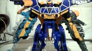 Zyuden Sentai Kyoryuger Gaburincho of Music Tobaspino Video Review [upl. by Nuahsyar]