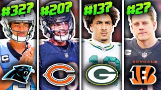 Ranking All 32 NFL Teams’ Starting Quarterbacks For The 2024 Season From WORST To FIRST [upl. by Lehsreh33]