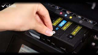 How to install HP 902XL Ink Cartridge into HP OfficeJet 6962 [upl. by Papke]