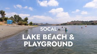 Frank G Bonelli Regional Park  Lake Beach amp Playgrounds with Kids  San Dimas CA [upl. by Enaasiali845]