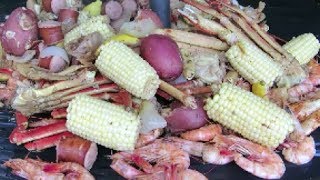 Old Bay Seafood Boil  The Wolfe Pit [upl. by Eevets]