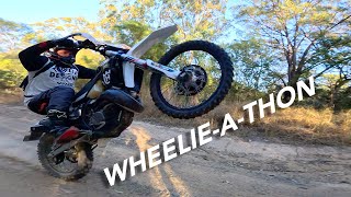 WHEELIEATHON TWO STROKE FUN [upl. by Ariamoy746]