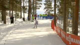 SWE \ 20122013 FIS World Cup CrossCountry Falun Final 11 Ladies 25 km F 2 of 4 [upl. by Ailimac957]