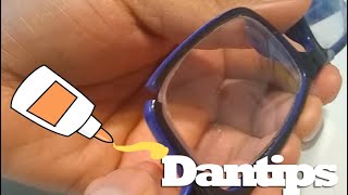 Como pegar tus lentes rotos y que sean mas resistentes  Dantips [upl. by Rj597]