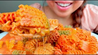 ASMR CREAMY CHEESY TOMATO PASTA Italian Radiatori 🧀 먹방 Eating Sounds No Talking suellASMR [upl. by Sorac818]