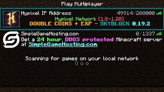 Hypixel Server IP Join Hypixel in 2023 [upl. by Tartan]