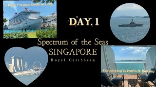 Spectrum of the Seas  Singapore to Penang • Day 1  Royal Caribbean Cruise ship sailing trip [upl. by Nylhsoj]