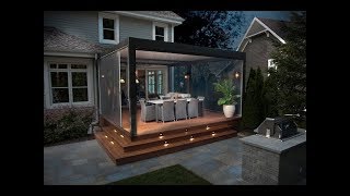 Outdoor Living  Louvered Pergola and Motorized Screens by Exosysteme [upl. by Urson]