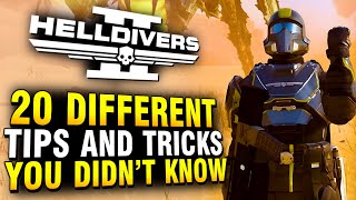 20 Tips and Tricks You Didnt Know About Helldivers 2 [upl. by Gladi]