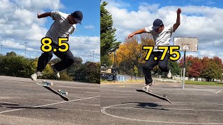 Which Skateboard Size is the Best 85 vs 775 inches [upl. by Bull]