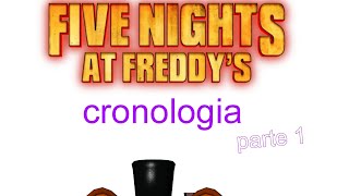 la cronologia de five nights at Freddys  nueva serie [upl. by Matronna]