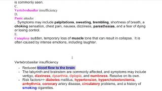 7 VERTEBROBASILAR INSUFFICIENCY [upl. by Bobbye]