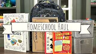 Homeschool Haul 7th grade 2425 [upl. by Fedak]