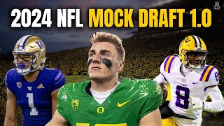 OFFICIAL 2024 NFL Mock Draft 10 l PreDraft Combine [upl. by Ingrim]