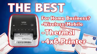 The Best Wireless Thermal Label Printer for at Home Businesses Brother QL1110NWB Review [upl. by Tolley]