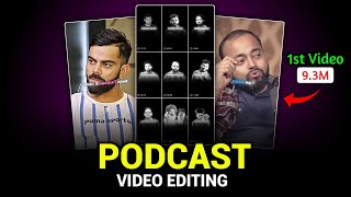 Podcast Video Editing  Podcast Short Reels Kaise Banaye [upl. by Gaivn256]