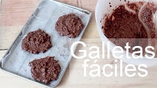 Receta fácil galletas de avena con cocoa ¡SÚPER RICAS [upl. by Silda]