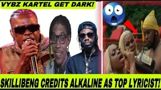 Skillibeng Rate Alkaline as Top Lyricist VYBZ KARTEL GET DARK Amari Blast Spice NYNE UNIVERSE [upl. by Nisen]