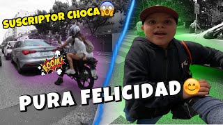 INCREIBLE REACCION DE ÉSTE NIÑO AL VERME😭suscriptor me saluda y choca Observaciones Diarias 205 [upl. by Yoccm]