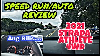 2021 STRADA ATHLETE AT 4WDAUTO REVIEWSPEED RUNANG BILIS [upl. by Golden]