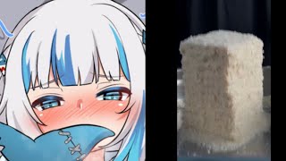 Gawr Gura Hololive cheese slap meme [upl. by Ynohtnaed729]