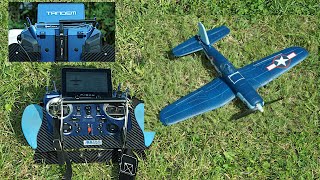 Eachine Mini F4U Corsair FrSky Tandem X20 IRangeX IRX4 LITE [upl. by Ewens]