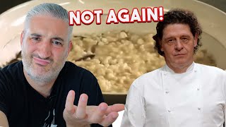 Italian Chef Reacts to Marco Pierre White Mushroom Risotto [upl. by Acirat]