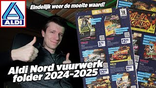 ALDI NORD VUURWERK FOLDER DUITSLAND 20242025 [upl. by Harlie678]