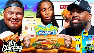 Kai Cenat’s McDonalds Meal vs Marathon Burger Krabby Patty Kollab – Worth the Hype  We Starving [upl. by Yolande]